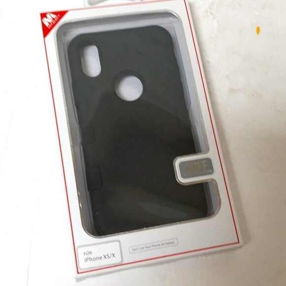 iPhone XS Max Case NWT Black Cover TUFT X 10 NIB Cell Cover - Picture 1 of 3